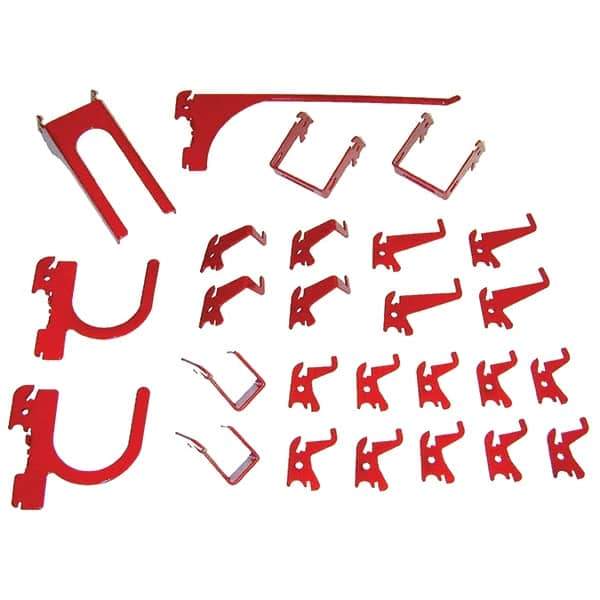 Wall Control - Pegboard Hook Sets For Use With: Any Wall Control Broad & Industrial Pegboard Contents: (26) Assorted Slotted Pegboard Hooks & Brackets - Best Tool & Supply