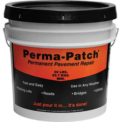 Perma-Patch - Drywall & Hard Surface Compounds Type: Permanent Asphalt Patch Material Color: Black - Best Tool & Supply