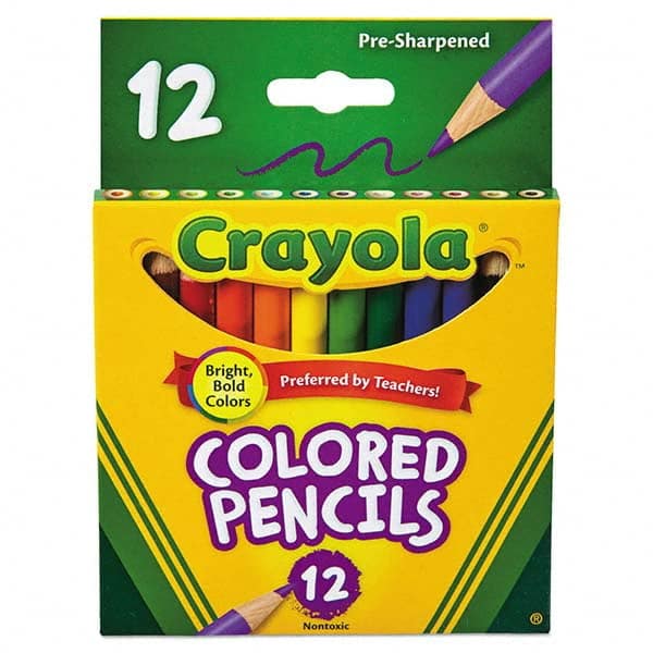 Crayola - Pens & Pencils Type: Colored Pencil Color: Assorted - Best Tool & Supply