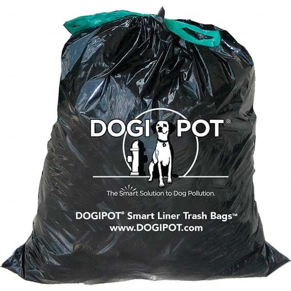 DOGIPOT - 1 50-Piece 10 Gal HDPE Plastic Trash Bags/Liners - Best Tool & Supply