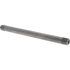 Made in USA - Schedule 80, 1/8" Diam x 5-1/2" Long Black Pipe Nipple - Threaded - Best Tool & Supply