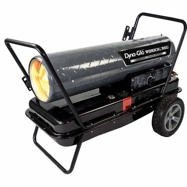 GHP GROUP - Fuel Forced Air Heaters Type: Multi Fuel Forced Air Heater with Thermostat Fuel Type: Diesel, Kerosene, JP-8, Jet A - Best Tool & Supply