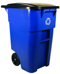 50 Gallon Brute Recycling Container with Lid - Best Tool & Supply