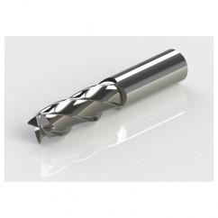 10mm Dia. x 120mm Overall Length 2-Flute Square End Solid Carbide SE End Mill-Round Shank-Center Cut-AlTiN - Best Tool & Supply