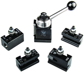 5 Pc Miniature Ultra Precision Toolpost Starter Set - Includes: Ultra Precision Tool Post with Blank "T" Bolt; 1 pc - MXA-1; 1 Pc MXA-2; 1 Pc MXA-4; 1 Pc MXA-7 - Best Tool & Supply