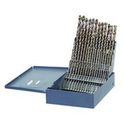 60 Pc. #1 - #60 Wire Gage Cobalt Surface Treated Jobber Drill Set - Best Tool & Supply
