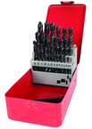29 Pc. 1/16" - 1/2" by 64ths HSS Surface Treated Jobber Drill Set - Best Tool & Supply