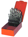 25 Pc. 1mm - 13mm by .5mm HSS Surface Treated Jobber Drill Set - Best Tool & Supply