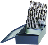 29 Pc. 1/16" - 1/2" by 64ths HSS Bright Screw Machine Drill Set - Best Tool & Supply