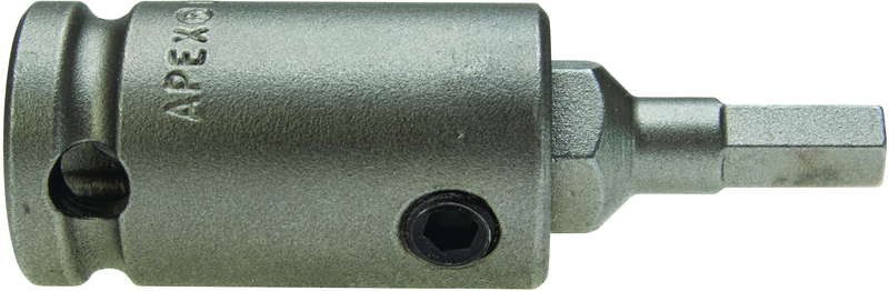 #SZ-20 - 1/2" Square Drive - 3/16" M Hex - 2-1/2" Overall Length SAE Bit - Best Tool & Supply