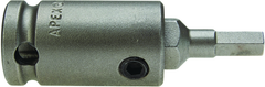 #SZ-23 - 1/2" Square Drive - 5/16" M Hex - 2-1/2" Overall Length SAE Bit - Best Tool & Supply