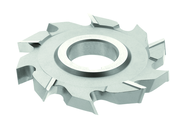 4 x 3/8 x 1-1/4 - HSS - Staggered Tooth Side Milling Cutter-AL - 10T - Uncoated - Best Tool & Supply