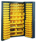 38 x 24 x 72'' (132 Bins Included) - Bin Storage Cabinet - Best Tool & Supply
