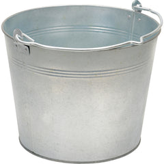 Galvanized Steel Bucket 3.25 Gallons - Exact Industrial Supply