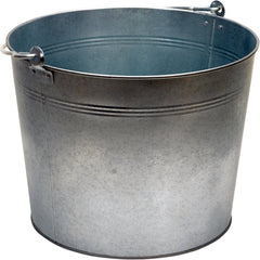 Galvanized Steel Bucket 5 Gallons - Exact Industrial Supply
