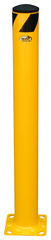 Bollards - Indoors/outdoors to protect work areas, racking and personnel - Powder coated safety yellow finish - Molded rubber caps are removable - Best Tool & Supply