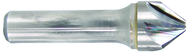 7/8" Size-1/2" Shank-60°-Carbide 6 Flute Chatterless Countersink - Best Tool & Supply