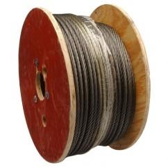 1/2" 6X19 FIBER CORE WIRE ROPE RUST - Best Tool & Supply