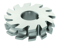 1/8 Radius - 2-1/2 x 7/16 x 1 - HSS - Concave Milling Cutter - 14T - TiCN Coated - Best Tool & Supply