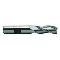 1 Dia. x 4-1/2 Overall Length 3-Flute Square End High Speed Steel SE End Mill-Round Shank-Center Cut-Uncoated - Best Tool & Supply