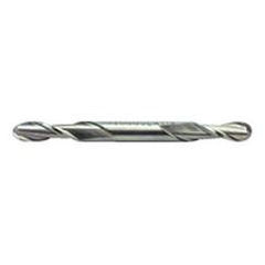 3/32'' Dia. - 2-1/4'' OAL - Uncoated M-42 Cobalt - Ball End - DE Mini EM - 2 FL - Best Tool & Supply