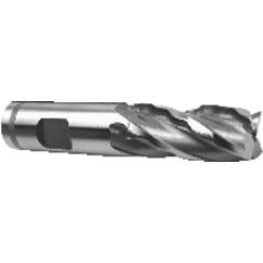 1" Dia. - 6-1/2" OAL - M42 - Non-Center Cut SE EM -6 FL - Best Tool & Supply