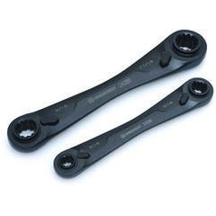 2PC DBL BOX RATCHETING WRENCH SET - Best Tool & Supply