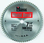 7-1/4"- HSS Metal Devil Circ Saw Blade - for Thin Steel - Best Tool & Supply