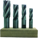 4 Pc. M42 Roughing End Mill Set - Best Tool & Supply