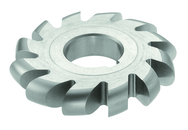 5/8 Radius - 6 x 1-1/4 x 1-1/4 - HSS - Convex Milling Cutter - Large Diameter - 14T - TiCN Coated - Best Tool & Supply