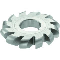 5/8 Radius - 4-1/2 x 1-1/4 x 1-1/4 - HSS - Convex Milling Cutter - Standard Diameter - 10T - TiN Coated - Best Tool & Supply