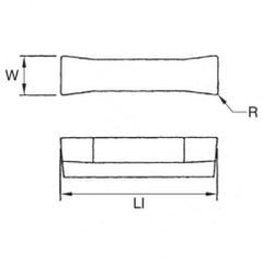 505110 1/8 WOC .010 GROOVING INSERT - Best Tool & Supply