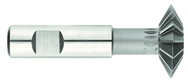 1" x 3/8 x 1/2 Shank - HSS - 90 Degree - Double Angle Shank Type Cutter - 12T - TiN Coated - Best Tool & Supply
