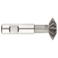 1-1/2 x 1/2 x 5/8 Shank - HSS - 60 Degree - Double Angle Shank Type Cutter - 14T - Uncoated - Best Tool & Supply