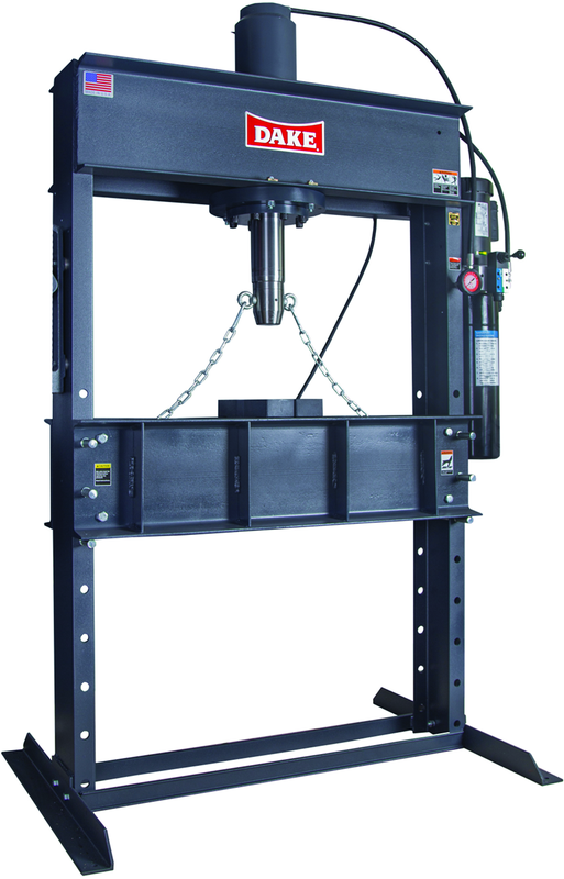 Electrically Operated H-Frame Dura Press - Force 50DA - 50 Ton Capacity - Best Tool & Supply