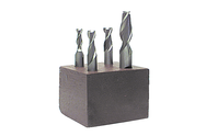 4 Pc. HSS Single-End End Mill Set - Best Tool & Supply