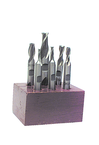 6 Pc. HSS Double-End End Mill Set - Best Tool & Supply