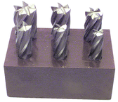 6 Pc. HSS Reduced Shank End Mill Set - Best Tool & Supply