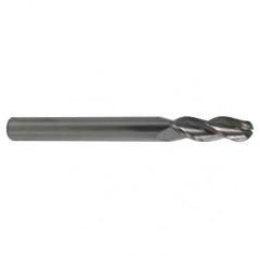 12mm TuffCut AL 3 Fl Ctr Cut Ball Al End Mill Necked - Best Tool & Supply