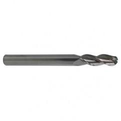 1/2 TuffCut AL 3 Fl Ctr Cut Ball Al End Mill Necked - Best Tool & Supply