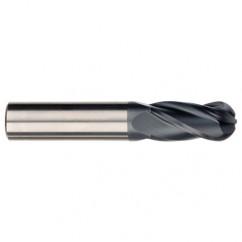 1/4" Dia. - 4" OAL - AlTiN CBD - Ball End SE EM - 4 FL - Best Tool & Supply