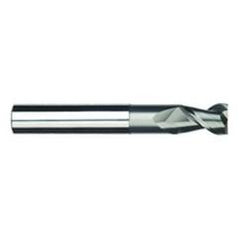 1/2" Dia. - 5/8" LOC - 4" OAL - 2 FL Carbide S/E HP End Mill-Uncoated - Best Tool & Supply