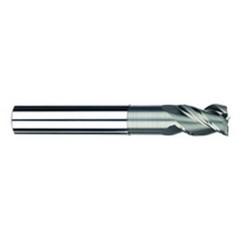 1/2" Dia. - 5/8" LOC - 6" OAL - 3 FL Carbide S/E HP End Mill-Uncoated - Best Tool & Supply