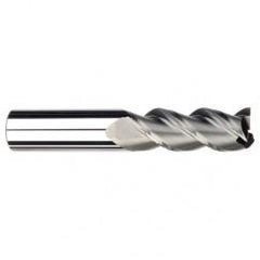 3/16" Dia. - 9/16 LOC - 2" OAL - 3 FL Carbide S/E HP End Mill-Uncoated - Best Tool & Supply