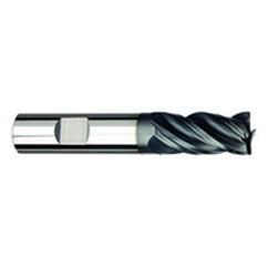 5/8" Dia. - 1-1/4" LOC - 3-1/2" OAL - 4 FL Carbide S/E HP End Mill-AlTiNx - Best Tool & Supply