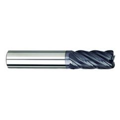 3/4" Dia. - 1-1/2" LOC - 4" OAL - 5 FL Carbide S/E HP End Mill-AlTiNX - Best Tool & Supply