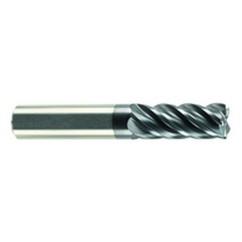 1/4" Dia. - 3/8" LOC - 2" OAL - 5 FL Carbide S/E HP End Mill-AlCrN-X - Best Tool & Supply