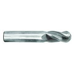 13/32" Dia. - 2-3/4" OAL - Ball Nose-TiCN Coated-SE EM - 4 FL - Best Tool & Supply