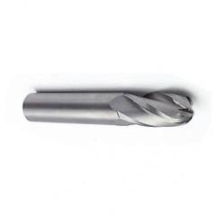 6mm Dia. - 63mm OAL - Ball Nose SE AlTiN Carbide End Mill - 4 FL - Best Tool & Supply