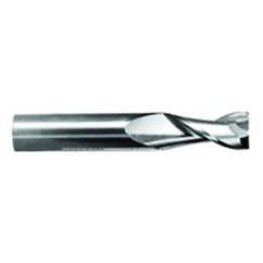 3/8" Dia. - 1" LOC - 2-1/2" OAL - .015 Radius 2 FL Carbide S/E HP End Mill-TiCN - Best Tool & Supply